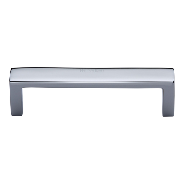 C4520 101-PC • 101 x 110 x 28mm • Polished Chrome • Heritage Brass Wide Metro Cabinet Pull Handle